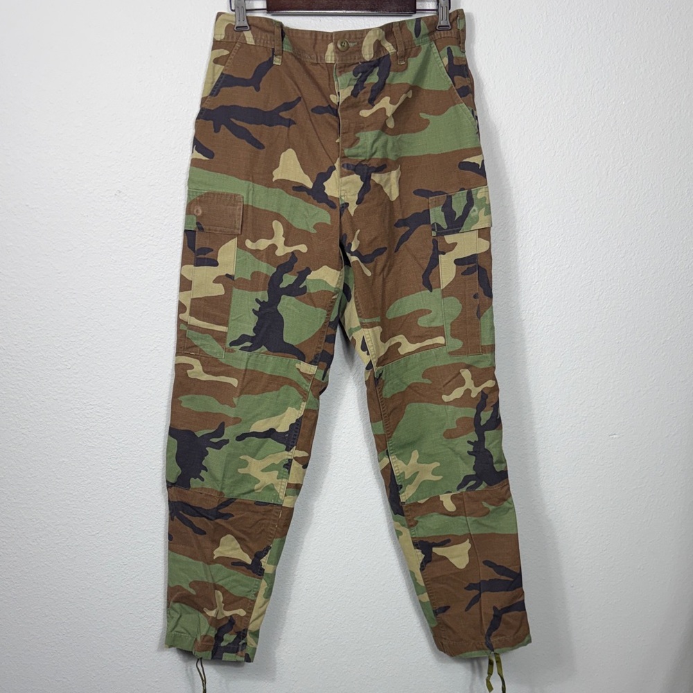 Men's Camo Hot Weather Woodland Cargo Pants